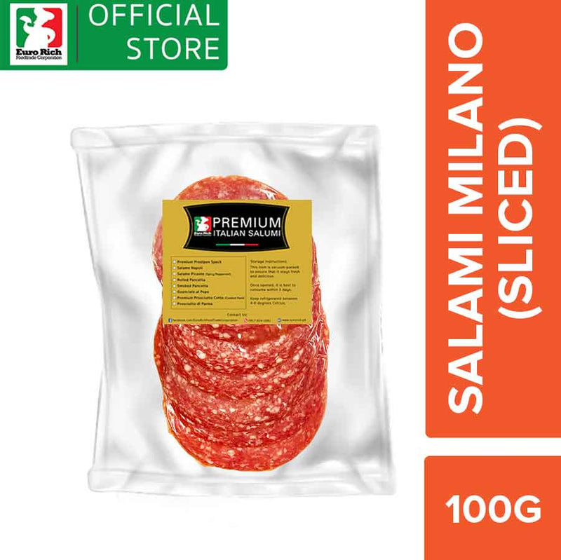 Euro Rich Sliced Salami Milano (Approx. 100g)