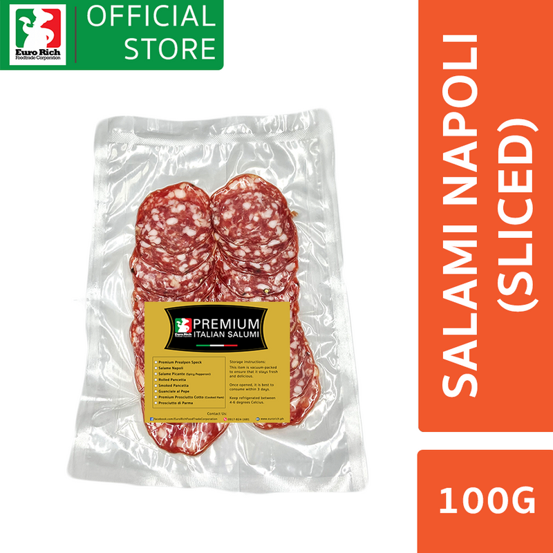 Euro Rich Sliced Salami Napoli (Approx. 100g)