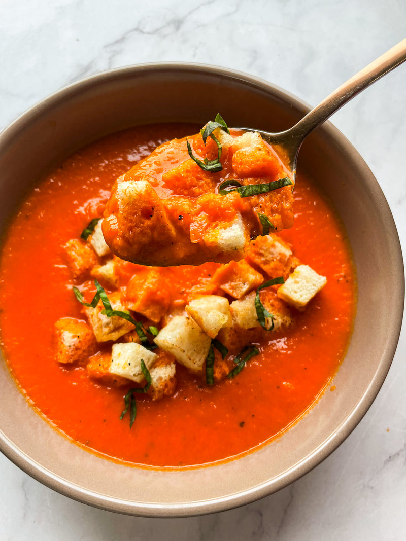 Roasted Tomato & Pimiento Soup
