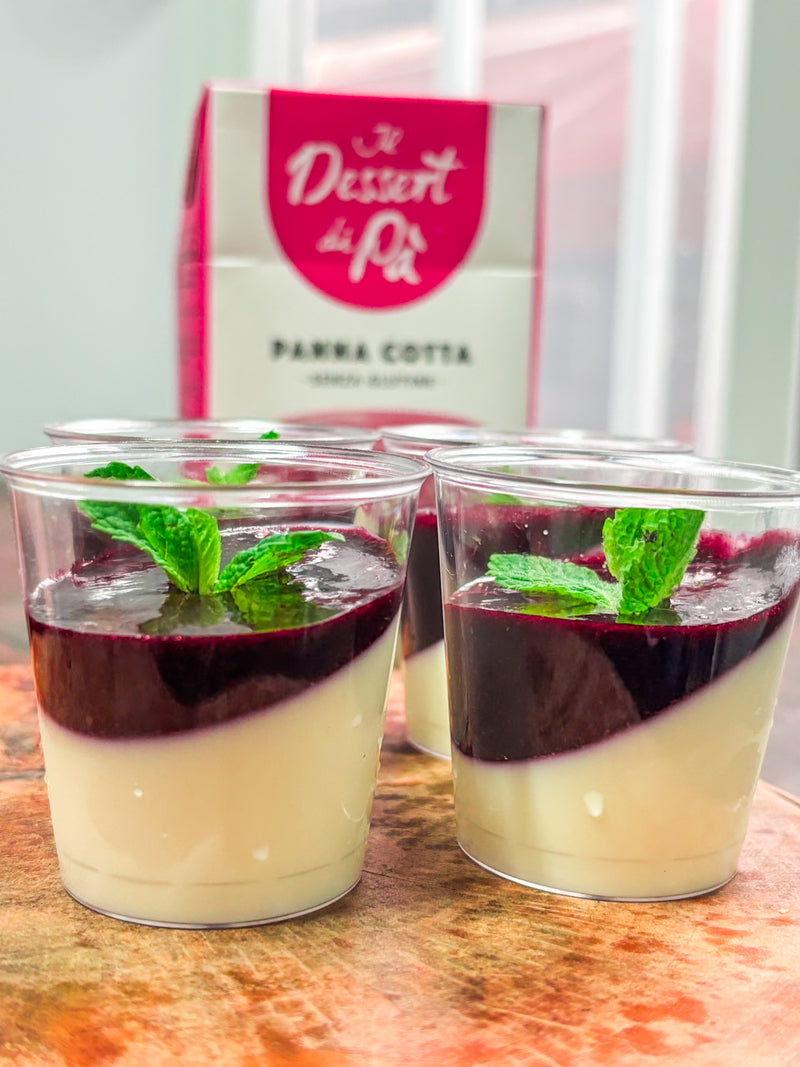 Blueberry Panna Cotta