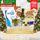White Christmas Gift Basket D (with FREE Acrylic Organizer)