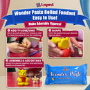 Laped Wonder Paste Ready To Roll Fine Rolled Fondant (White) 1kg