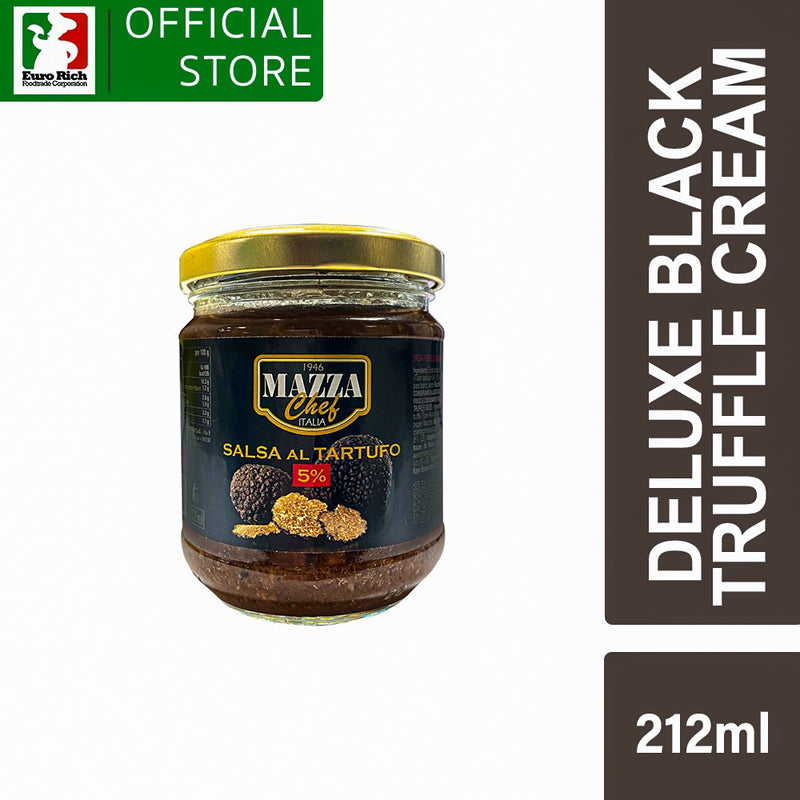 Mazza Deluxe Black Truffle Cream (Salsa al Tartufo Deluxe) 212ml - WHOLESALE (12 x 212ml)