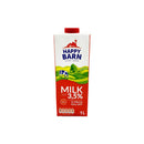 Happy Barn UHT Full Cream Milk 3.5% 1L - Pack of 6