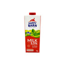 Happy Barn UHT Full Cream Milk 3.5% 1L - Pack of 6