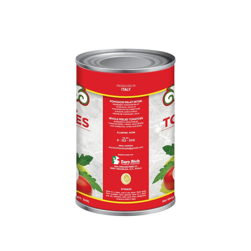 Dolce Vita Whole Peeled Tomatoes 400g