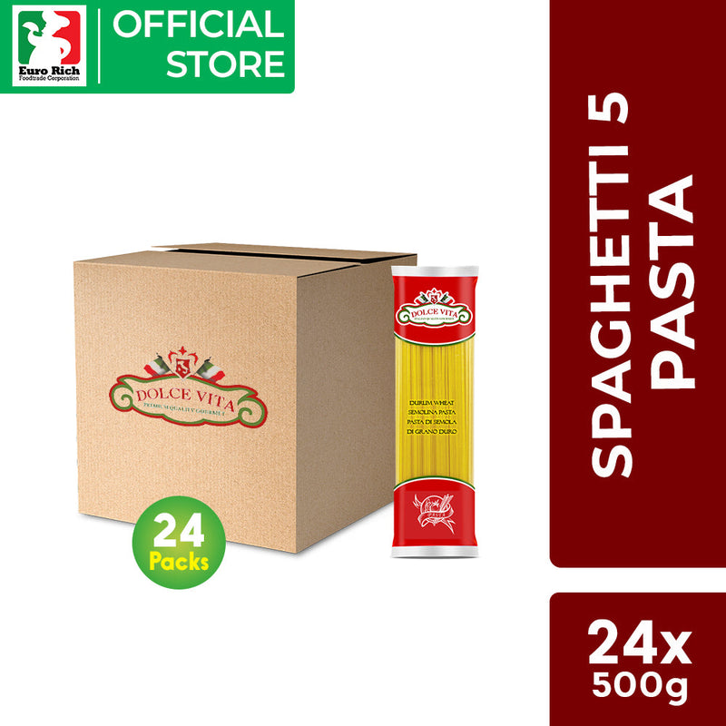 Dolce Vita Spaghetti 5 Pasta 500g - WHOLESALE (24 x 500g)