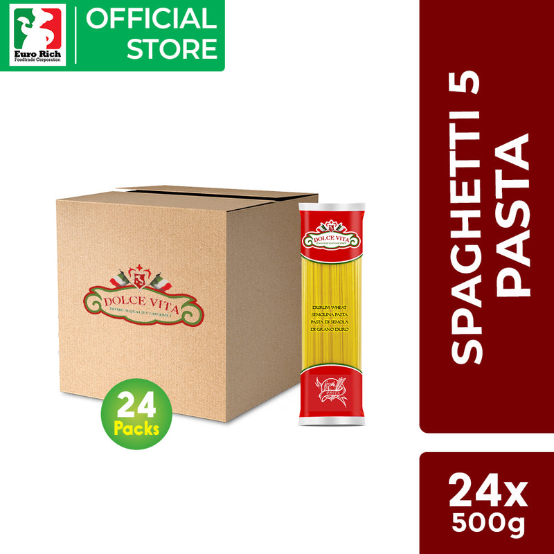Dolce Vita Spaghetti 5 Pasta 500g - WHOLESALE (24 x 500g)