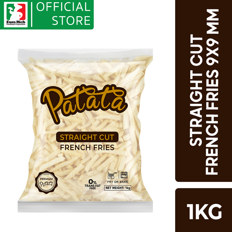 Patata Straight Cut French Fries 9x9mm 1kg