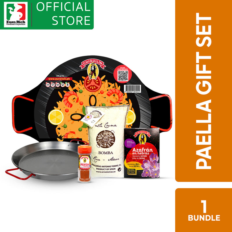 Paella Gift Set With Free Paella Carbon Steel Pan 30cm