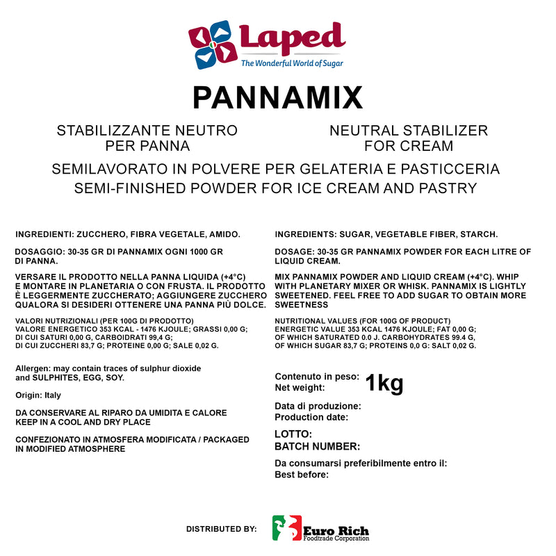 Laped PannaMix Whipping Cream Stabilizer 1kg