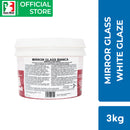 Laped Mirror Glass White Glaze 3kg