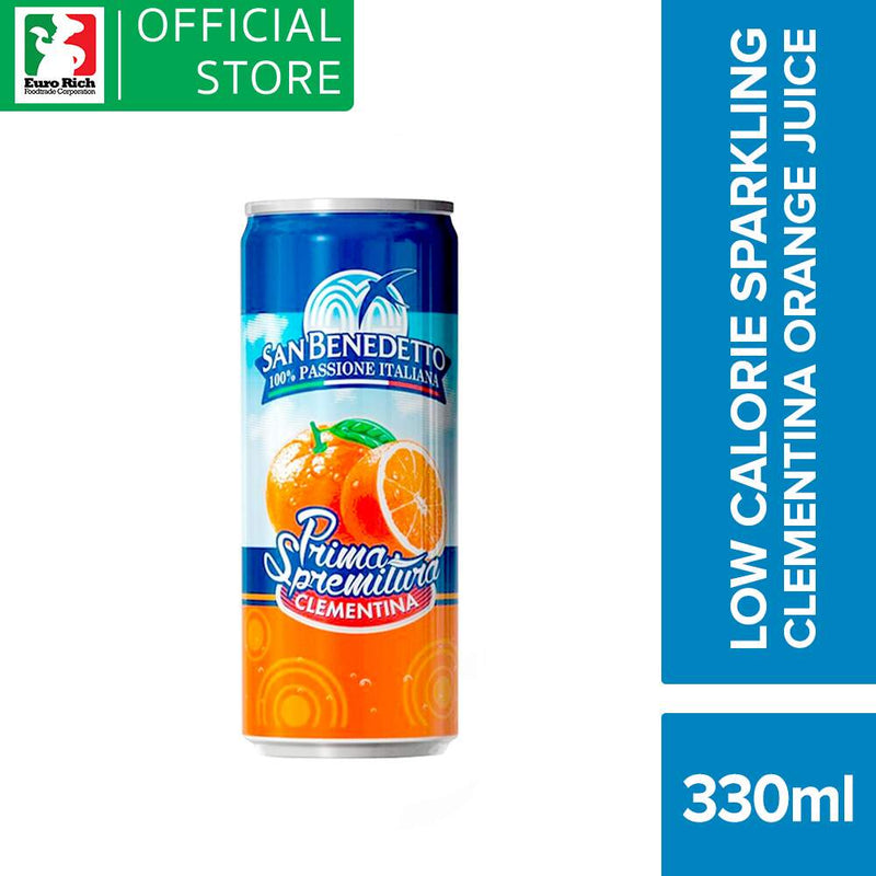 San Benedetto Low Calorie Sparkling Clementina Orange Juice 330ml