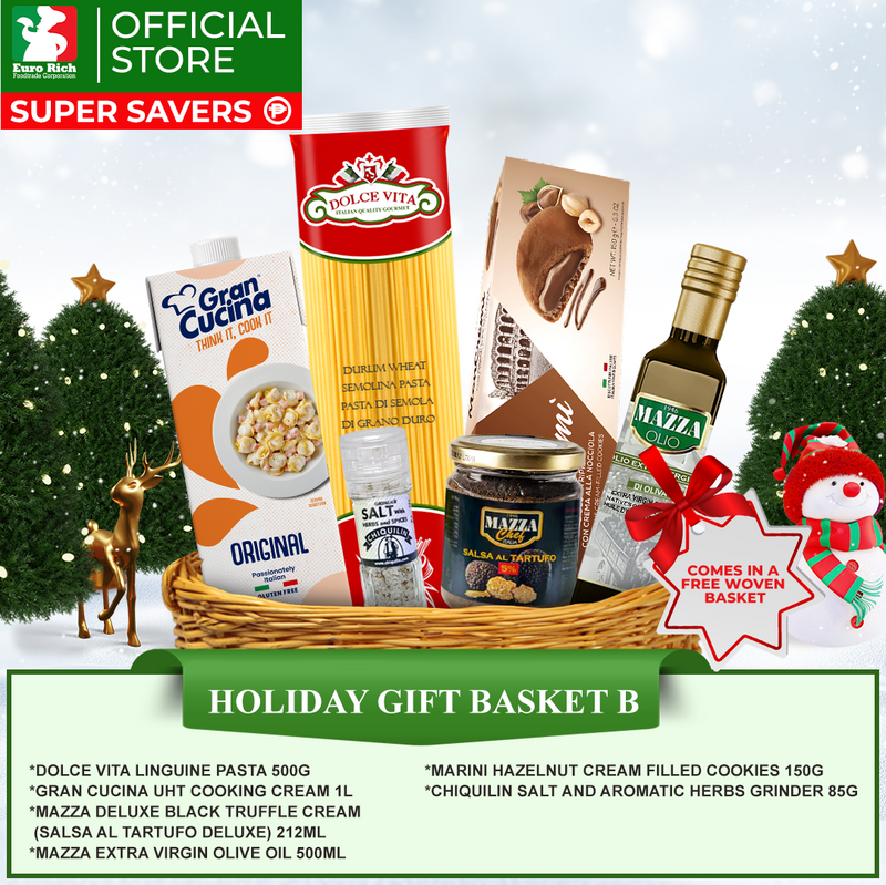 Holiday Gift Basket B (with FREE woven basket)