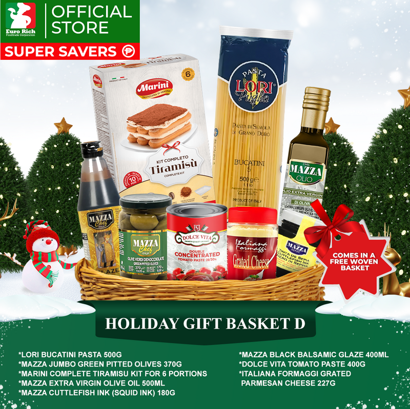 Holiday Gift Basket D (with FREE woven basket)