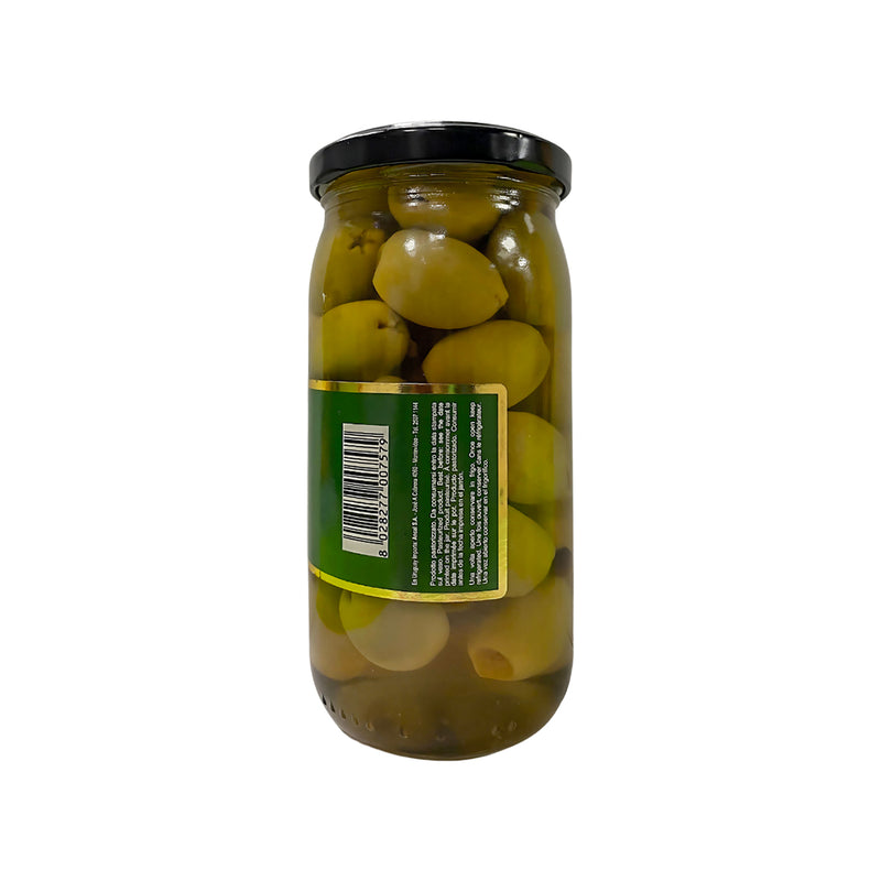 Mazza Jumbo Green Pitted Olives 370g