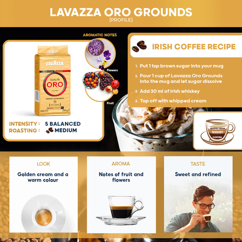 Lavazza Qualita Oro Coffee Grounds 250g