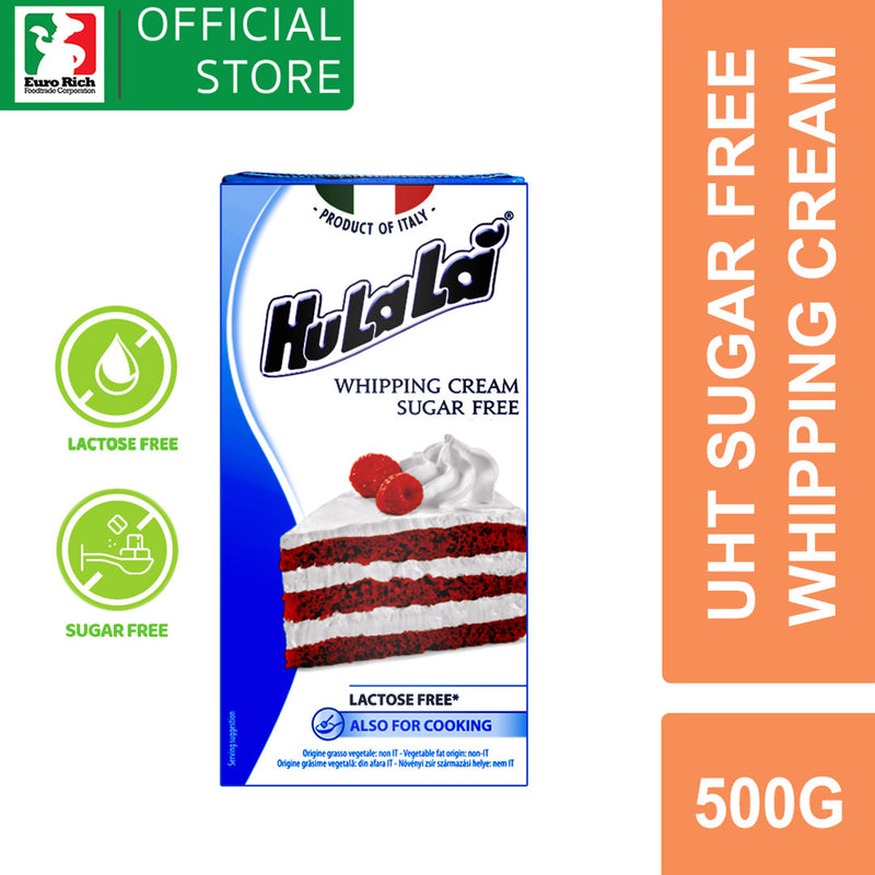 Hulala UHT Sugar Free Whipping Cream 500g