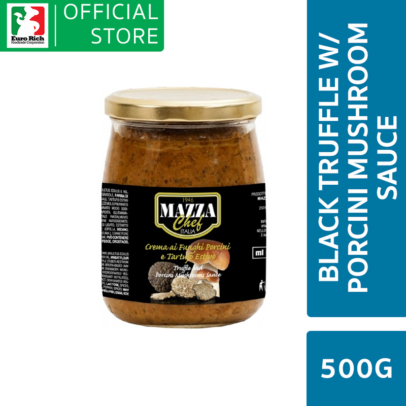 Mazza Black Truffle in Porcini Mushroom Sauce 500g