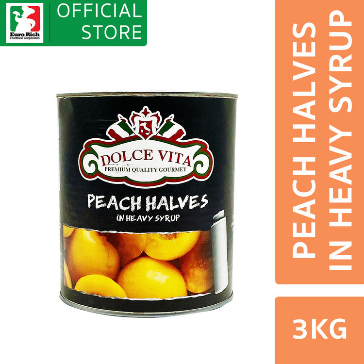 Dolce Vita Peach Halves in Heavy Syrup 3kg