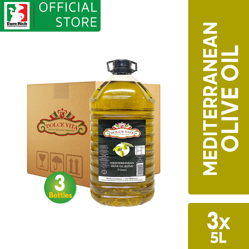 Dolce Vita Mediterranean Olive Oil Blend 5L - WHOLESALE (3 X 5L)