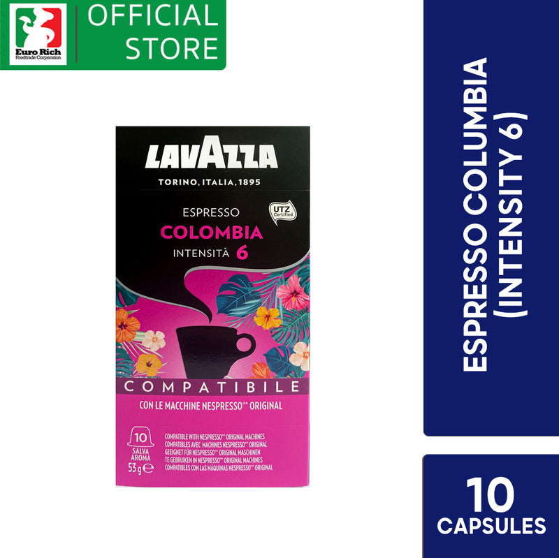 Lavazza Espresso Columbia (10 Nespresso Compatible Capsules)