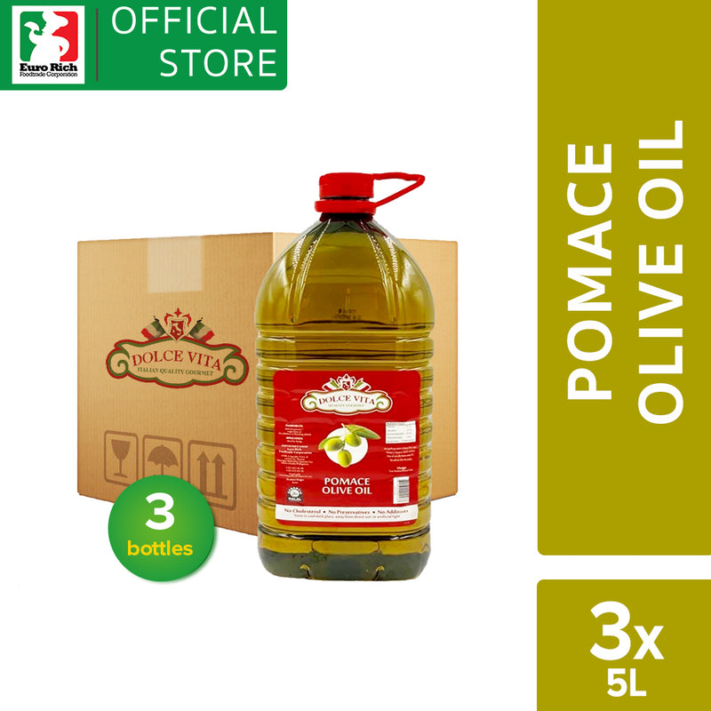Dolce Vita Pomace Olive Oil 5L - WHOLESALE (5L x 3)