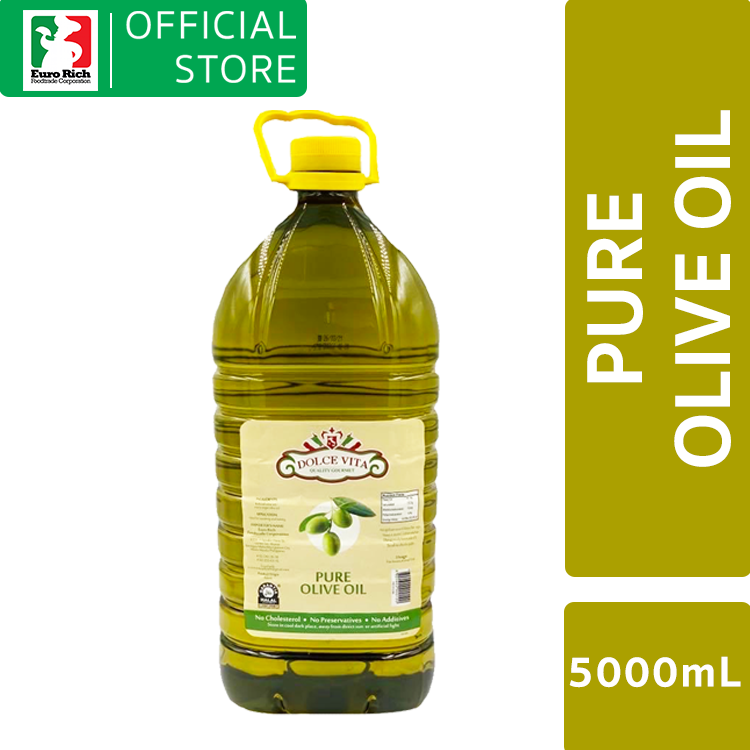 Dolce Vita 100% Pure Olive Oil 5L (Cold-Pressed)