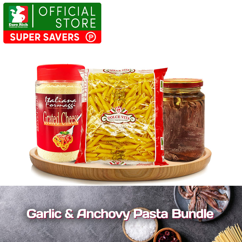 Garlic and Anchovy Pasta Bundle