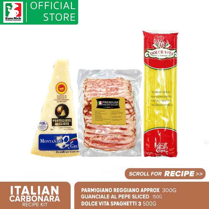 Italian Spaghetti Carbonara Recipe Kit