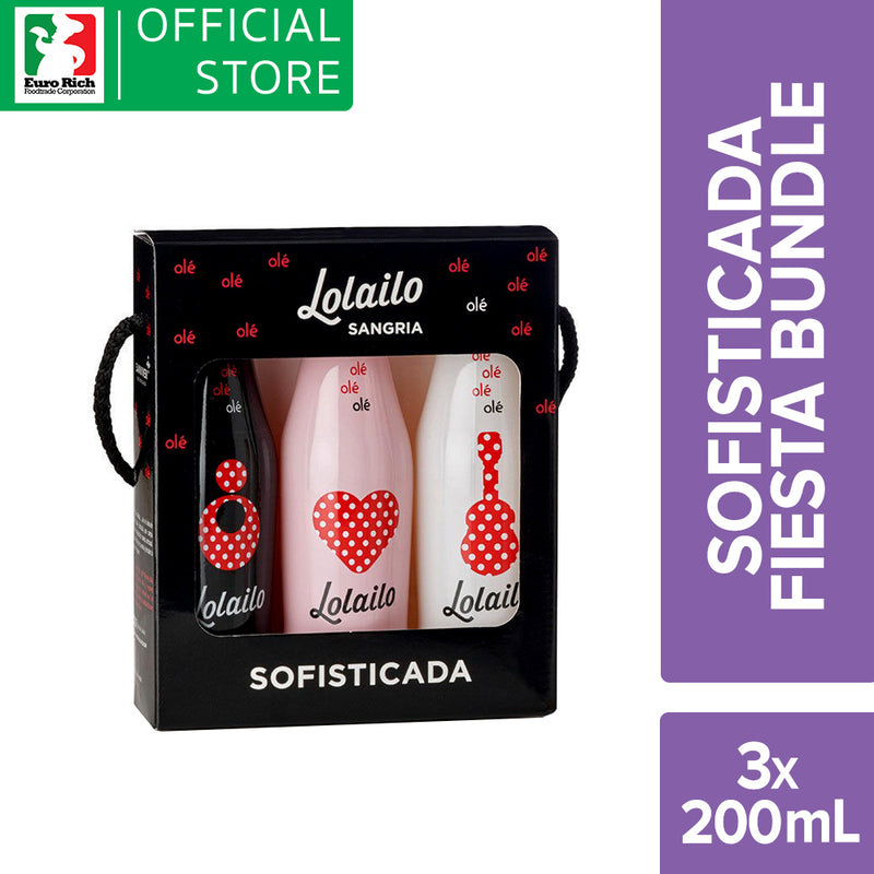 Lolailo Sofisticada Sangria Fiesta Bundle 3x200ml