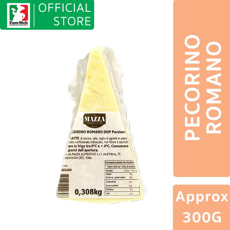 Mazza Pecorino Romano Cheese (Approx 300g)