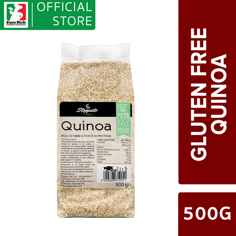 Stoppato Gluten and GMO Free Quinoa 500g (Vegan Friendly)